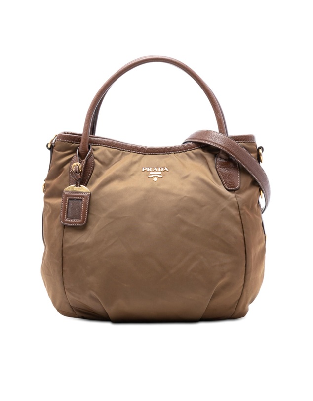 Pre-Loved by Azura Reborn - Pre-Loved Vitello Daino Trimmed Tessuto Satchel