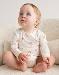 Kynd Baby - Comfy Bodysuit Long Sleeve in Over The Rainbow