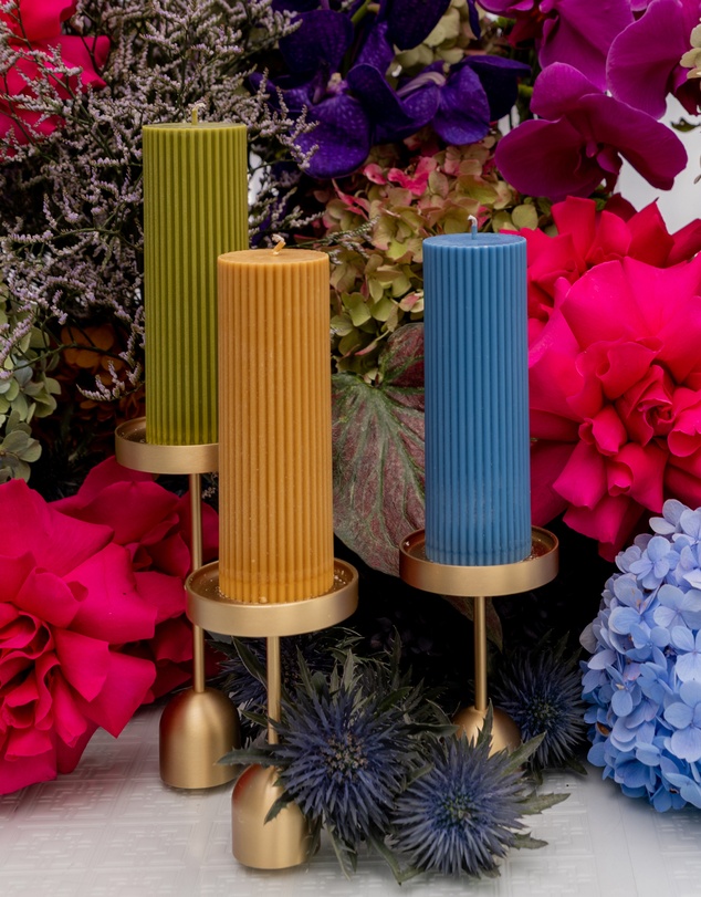 XRJ Celebrations - Pillar Honey Candle