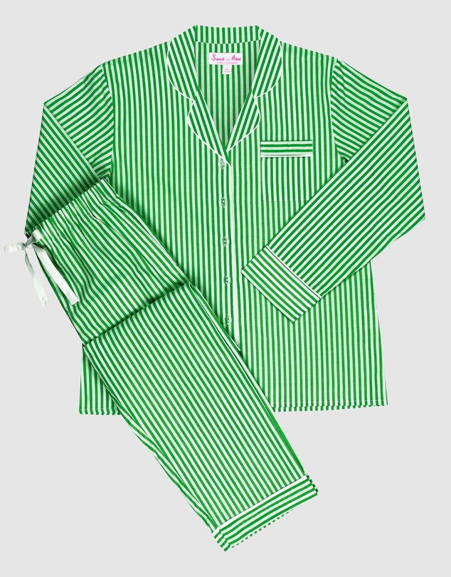 Sant And Abel - Women’s Braddock Green Long PJ Set