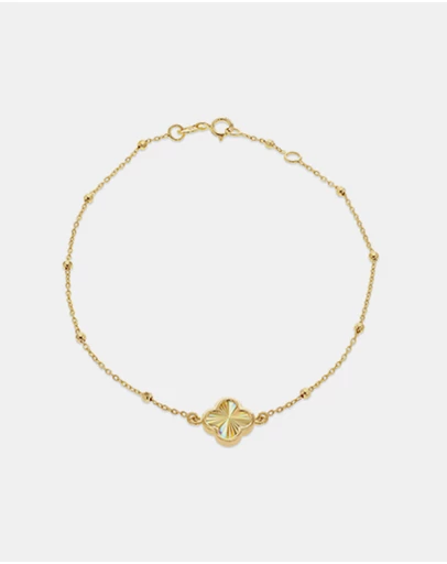 Zoe Olivia - 9K Gold Rainbow Petal Bracelet