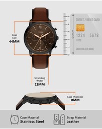 Fossil - Neutra Brown Chronograph Watch