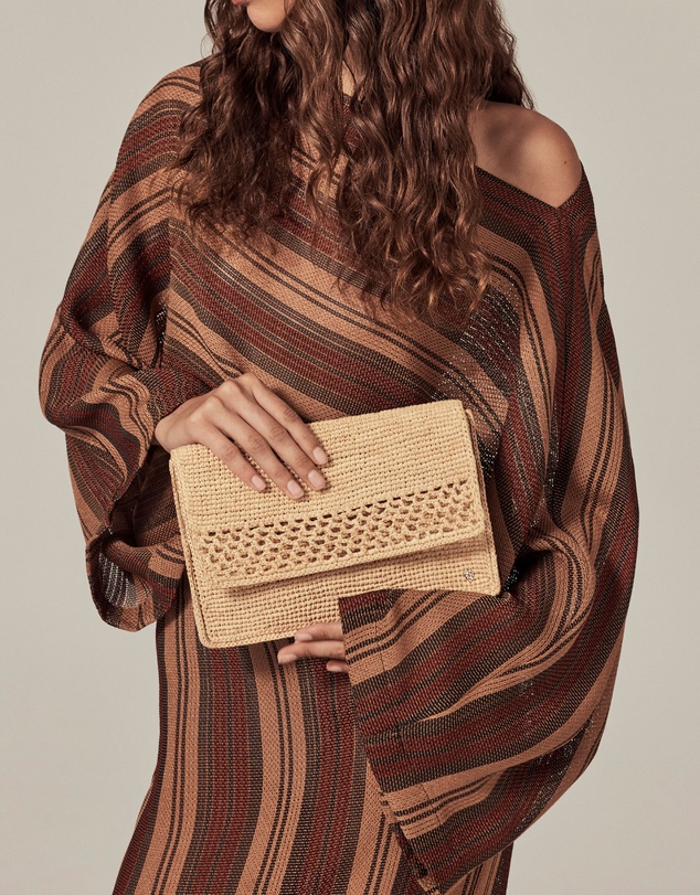 Helen Kaminski - Poppy Raffia Crochet Crossbody