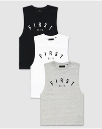 First Division - 3-Pack Core Logo Tank