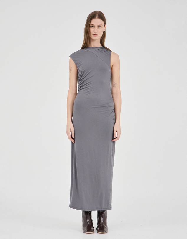 FRIEND of AUDREY - Ari Ruched Jersey Dress