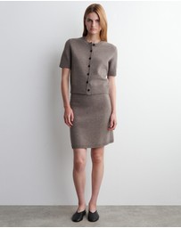 COS - Merino Wool Short-Sleeved Cardigan