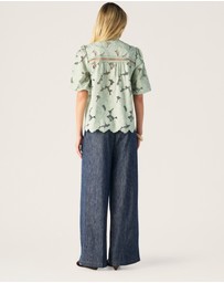 MOS The Label - Whisper Embroidery Blouse