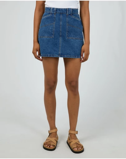 All About Eve - Becca Skirt Heritage Blue