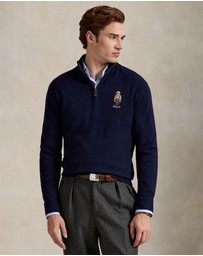 Polo Ralph Lauren - Polo Bear Wool Quarter-Zip Sweater