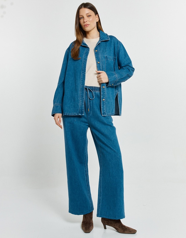 Betty Basics - Vespa Denim Shirt