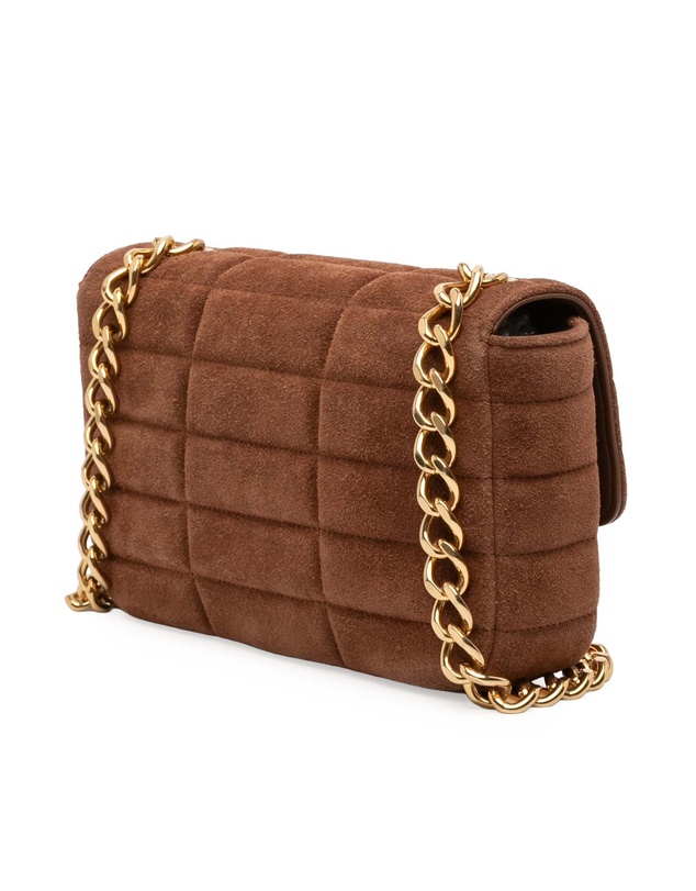 Pre-Loved by Azura Reborn - Pre-Loved Suede Monochrome Shoulder Bag