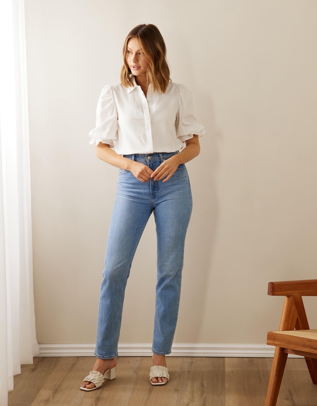 Atmos&Here - Dahlia Linen Blend Blouse