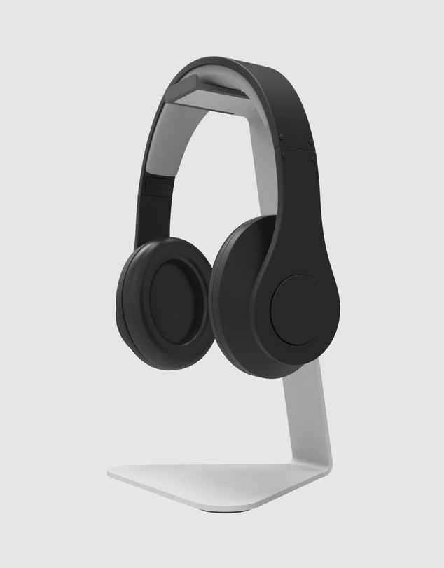 iWorld - Kanto H1W Universal Desktop Headphone Stand, White