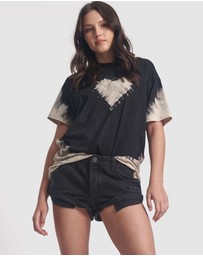 ONE TEASPOON - Bandits Low Waist Denim Shorts