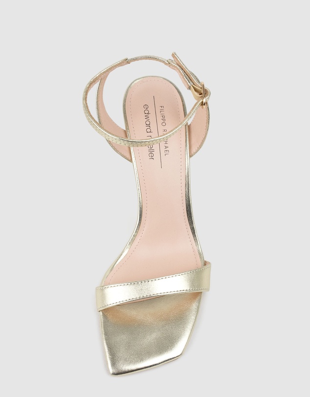 Edward Meller - SHANIA90 Single Strap Sandal on Wedge