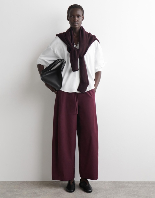 COS - Elasticated Barrel-Leg Trousers