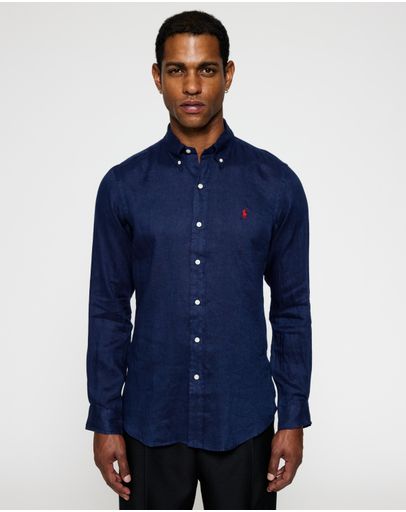 Newport Navy/Red Logo