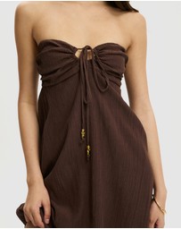 Cotton On - Taylor Tie Up Mini Sundress