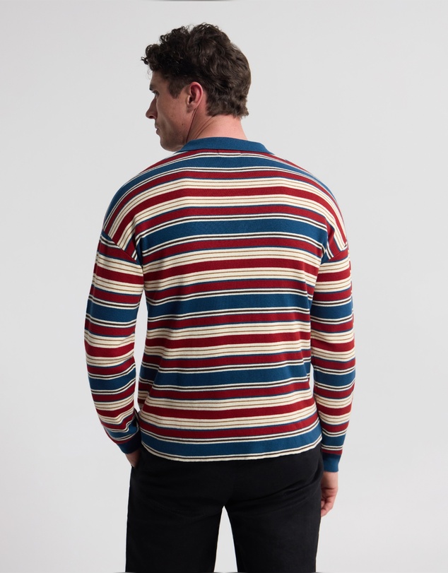 Oxford - Cedric Striped Rugby Knit