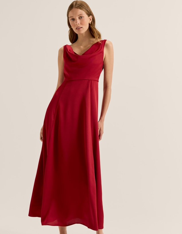 Review - Montague Cowl Neck Dress