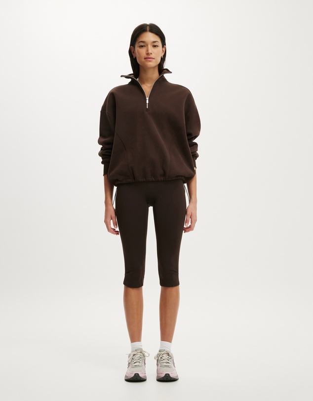 Cotton On Body Active - Plush Half Zip Sweatshirt