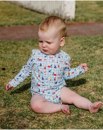 Kynd Baby - Miffy Comfy Bodysuit Long Sleeve in Nautical