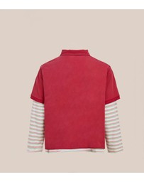 Found - Double Layer Stripe Tee