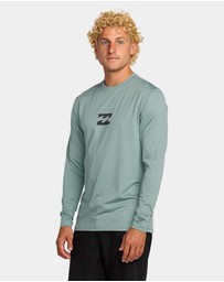 Billabong - Mens All Day Wave Long Sleeve Rash Vest