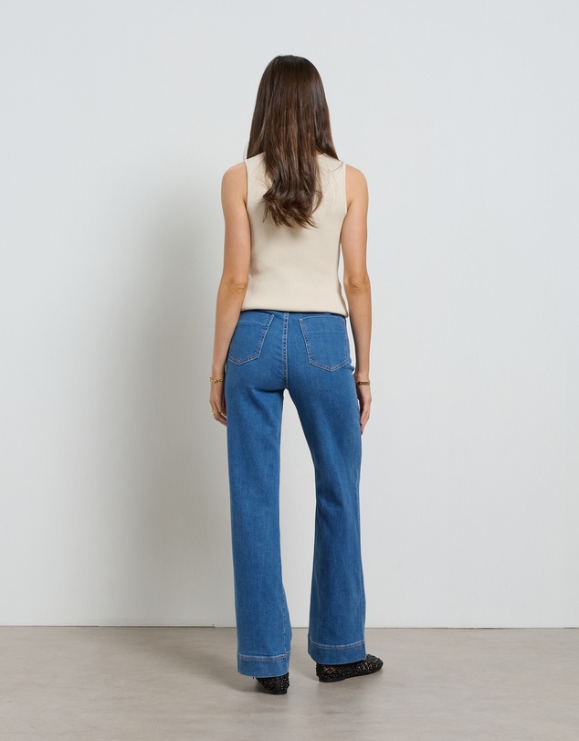 DRICOPER DENIM - Maarte Blue Wide Leg Jeans