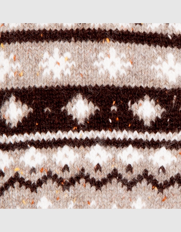 DENTS - Fair Isle Jacquard Knitted Gloves