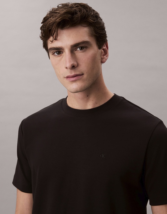 Calvin Klein - Embroidered Monogram Logo T-Shirt