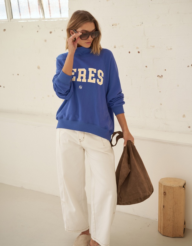 Ceres Life - Hildie High Neck Slouchy Crew
