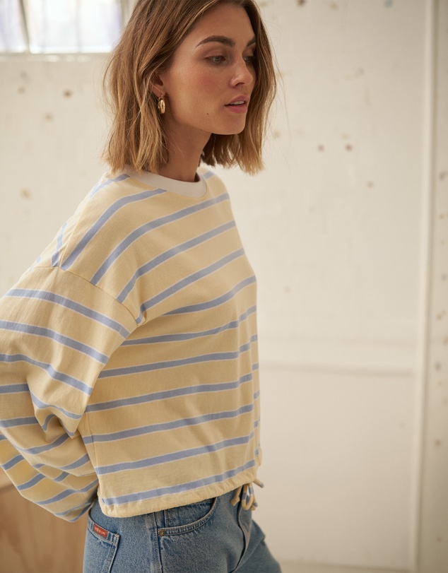 Ceres Life - Beau Tie Slouchy Tee