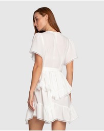 Belle & Bloom - The Softest Spell Ruffle Mini Dress