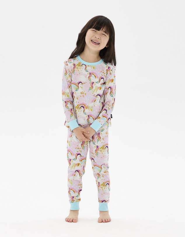 Rock Your Kid - Unicorn Pony Colour Pop Long Sleeve Alice Sleep Set