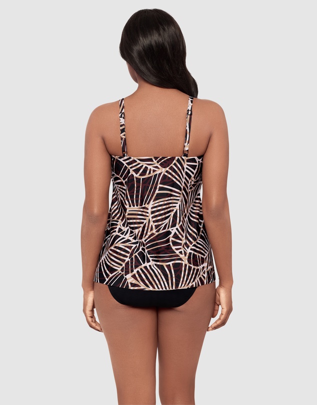 Miraclesuit Swimwear  - Let's Be Fronds Marina Underwired Padded Tankini Top