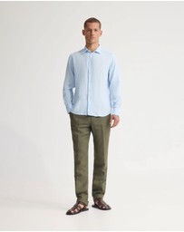 Oxford - Cooper Ls Organic Linen Shirt