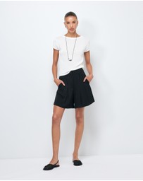 AERE - Leni Tailored Shorts