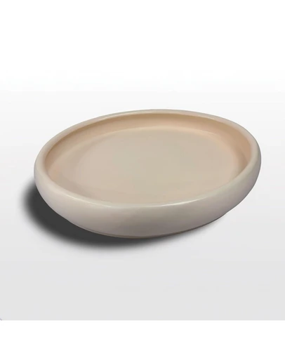 Urban Attitude - Urban Attitude MIA Extra Large Bowl Height 6cm, Width 37cm, Length 49cm - Stone Ivory
