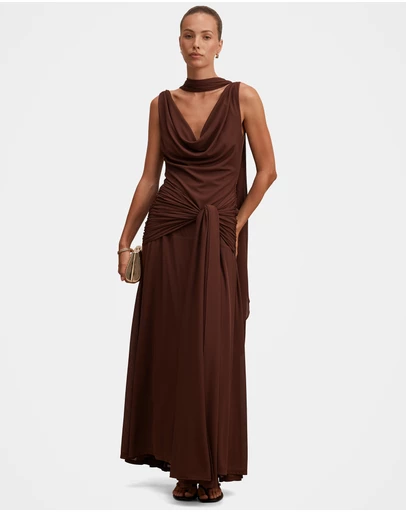 Forever New - Vivianne Scarf Tie Maxi Dress