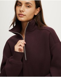 Cotton On Body Active - Plush Half Zip Sweatshirt