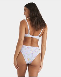 Roxy - Womens Wildflower Mid Bikini Bottom