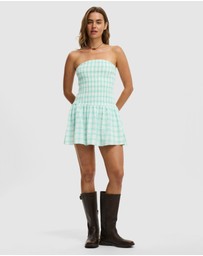 Cotton On - Shirred Tube Mini Dress