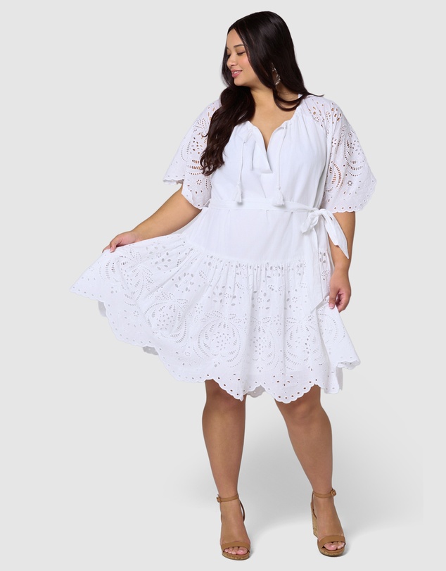 The Poetic Gypsy - Charms Broderie Mini Dress