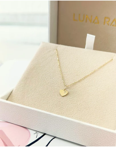Luna Rae - Solid Gold - The Sweetheart Necklace