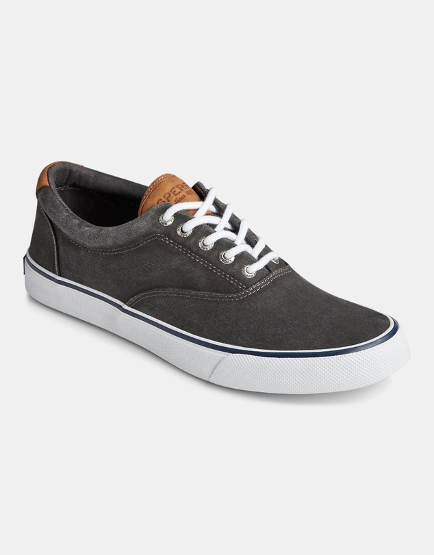 Sperry - Striper II Canvas Medium Black- Men's