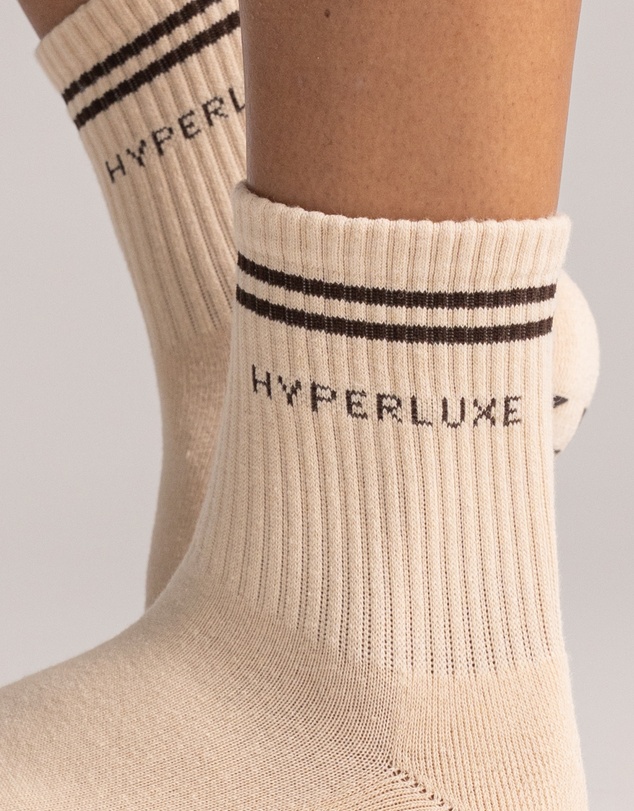 HyperLuxe The Label - Pilates Crew Sock