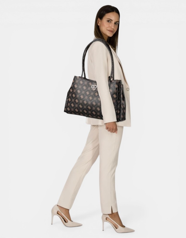 GUESS - Emelie Logo Girlfriend Carryall Bag