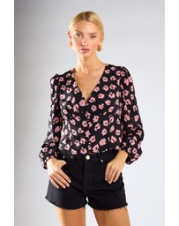 Glamorous - V-neck long sleeves top