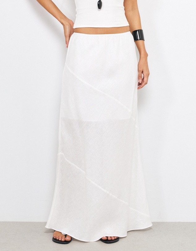AERE - Zella Linen Maxi Skirt